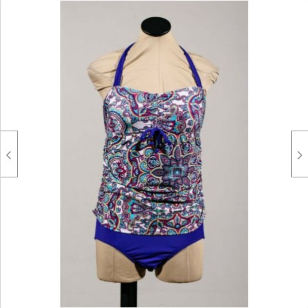 Athena Purple Perfectly Paisley Heavenly Halter